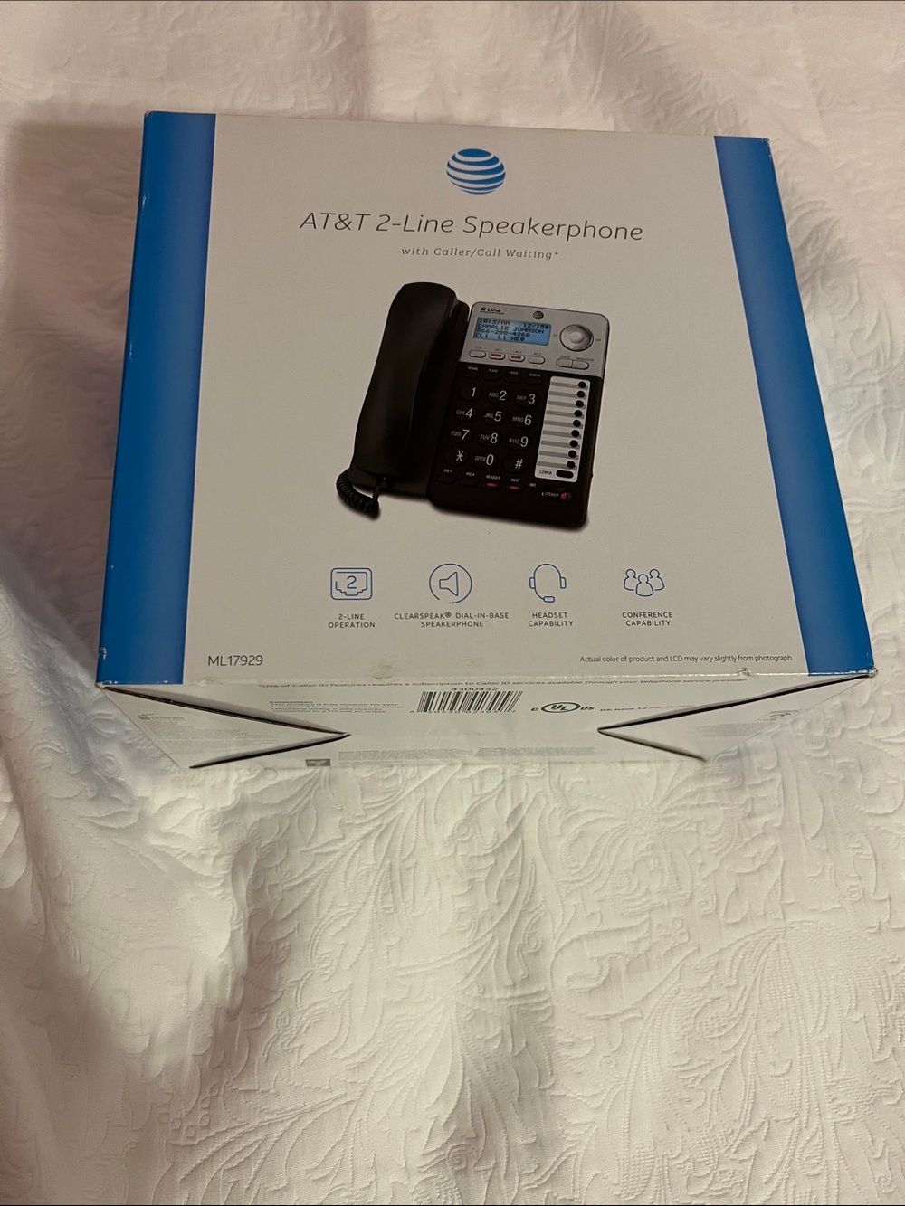 2-Line Speakerphone in Black